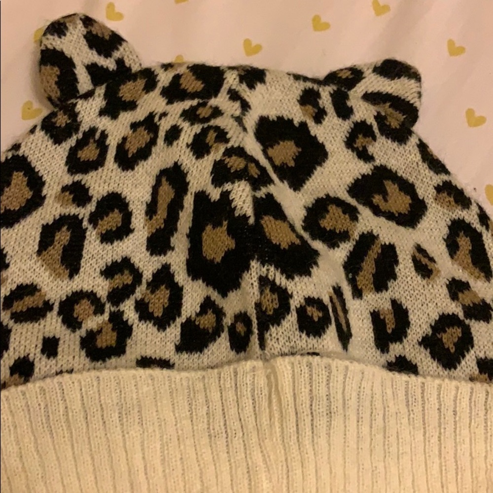 Cheetah print Winter hat